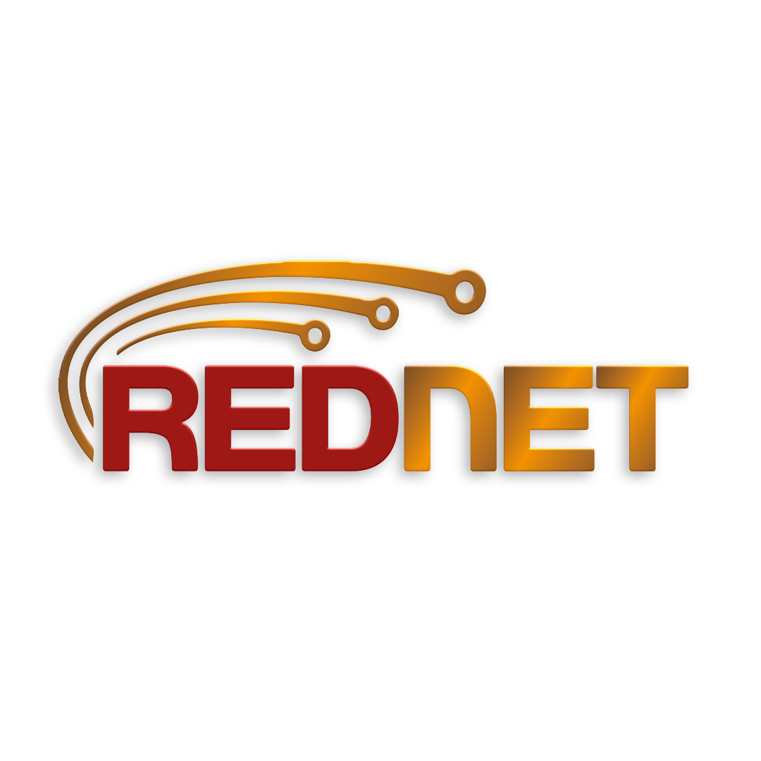 Logotipo REDNET — fundo branco